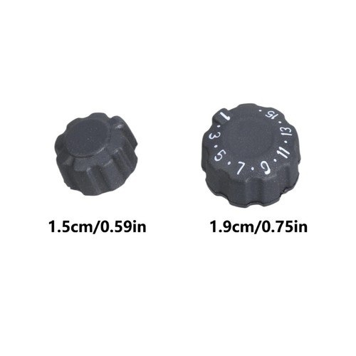 Volumes Control And Channel Selector Knob Set For PD530 PD560 PD580 Radios 2pcs - Zdjęcie 8 z 8