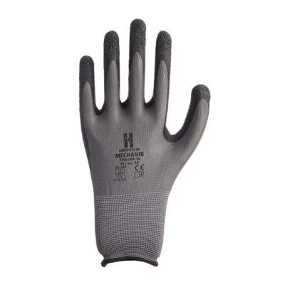 6x NITRAS / NORMFEST 3520 NYLON SCHUTZHANDSCHUH KFZ MECHANIKER HANDSCHUH Gr.11