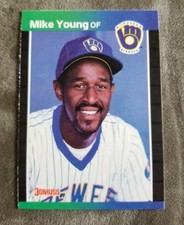 Mike Young (Brewers) #632 Donruss 1989 
