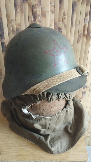 Soviet WWII RKKA SSh-36 Helmet, Size 3, restoration (sold)