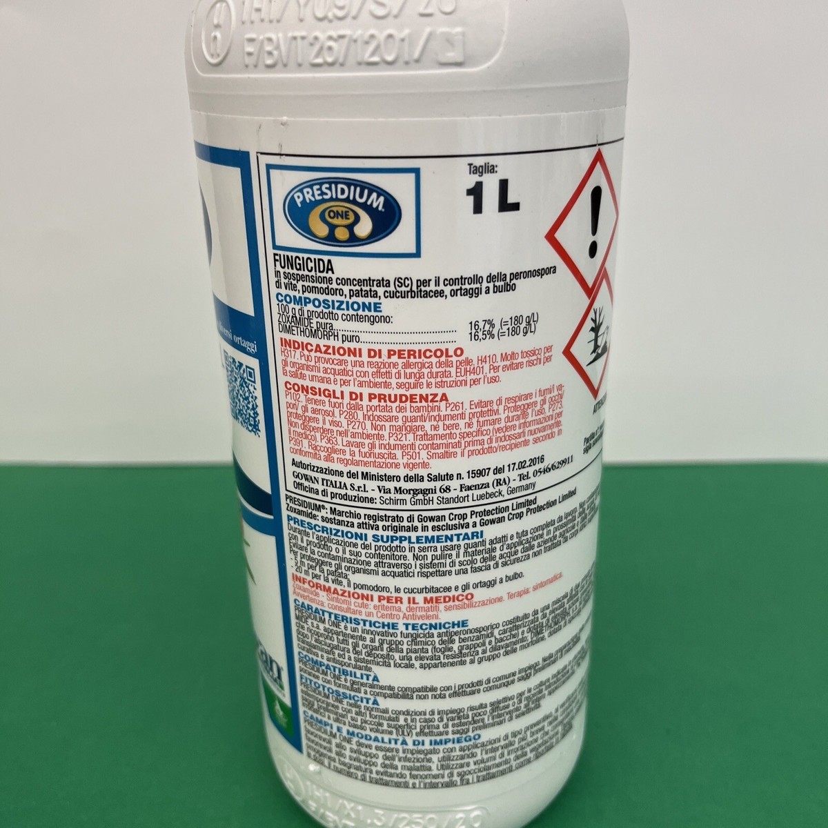 Manamid 100 Sc 1lt Fungicida Per La Lotta Contro La Peronospora Con Patentino - Foto 2