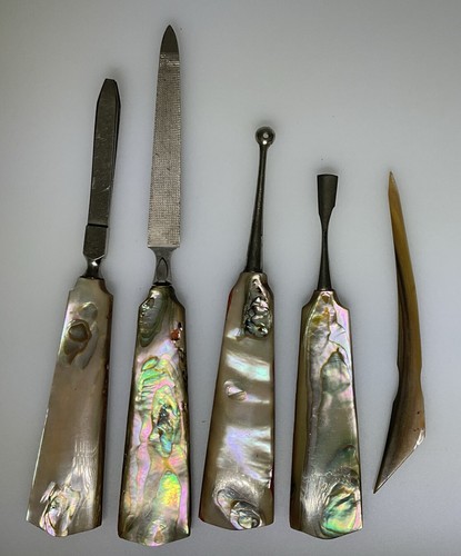 Abalone Five Piece Manicure Set