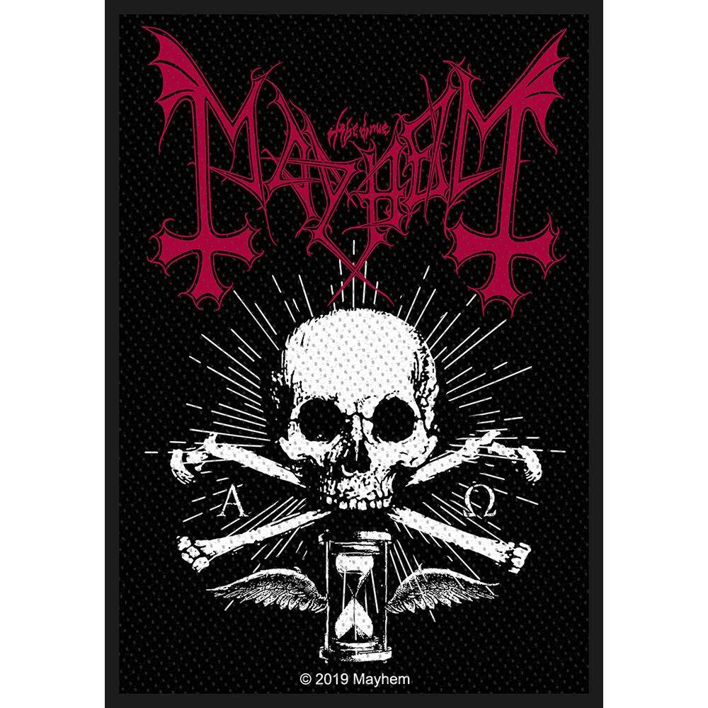 Mayhem Alpha Omega Daemon Unisex Patch multicolour, 100% polyester,