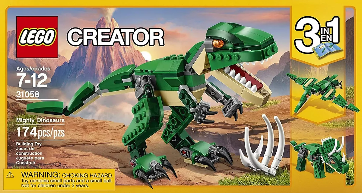 Lego - 31058 Mighty Dinosaurs 3D model