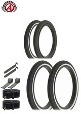 ALTALINE WIRE BEAD BICYCLE SLICK 16" X 1-3/4 S7 SCHWINN STYLE TIRES 8PC SET.