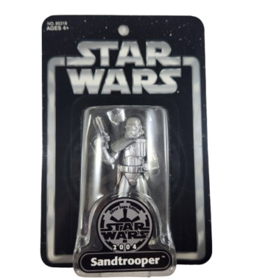 Star Wars Celebration 2004 Silver Stormtrooper Actionfigur Neu in Box