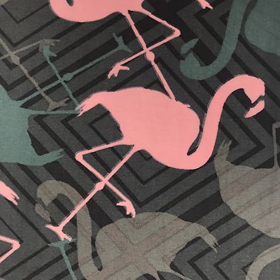 Buttery Soft Pink Flamingo Gray Bird Leggings Tall Curvy XL Flamingo Bird  TC