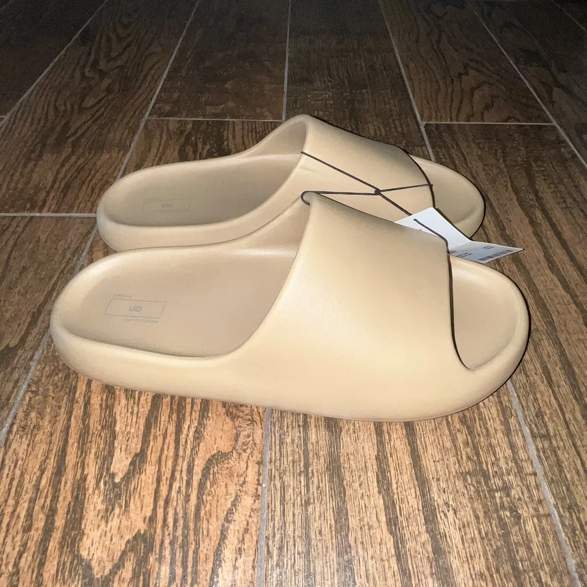 NWT Mens Urban Outfitters UO EVA Tan Molded Slide Sandals Sz. 12