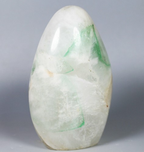400g Natural Polished Green Ghost Quartz Crystal Palm Stone Reiki Healing - Picture 7 of 12