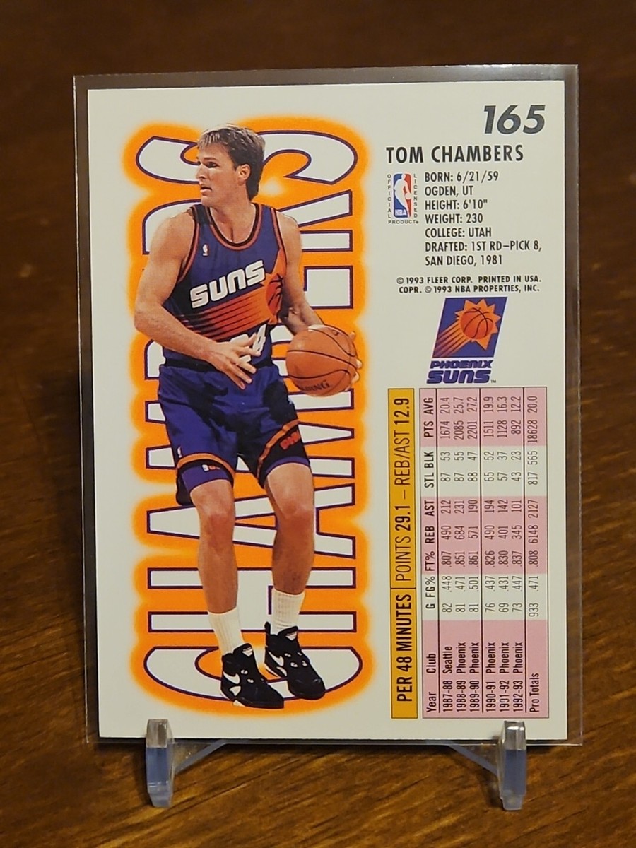 1993-94 Fleer Phoenix Suns Basketball Card #165 Tom Chambers | eBay