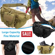 Men's Tactical Chest Rig Bag Recon Kit Pack Combat Front Chest Pouch Fanny Pack