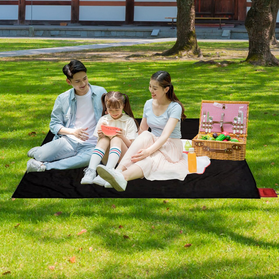 Outdoor Pocket Blanket Lightweight Picnic Blanket with a Carrying Bag