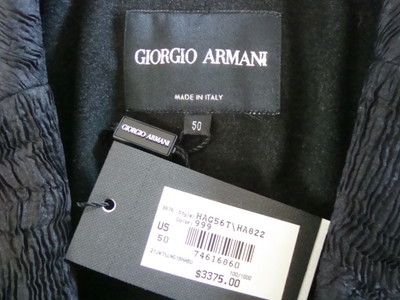 NWT$3375 GIORGIO ARMANI Elegant Single Breasted Jacket Made NWT$3375 GIORGIO ARMANI Elegant Single Breasted Jacket Made