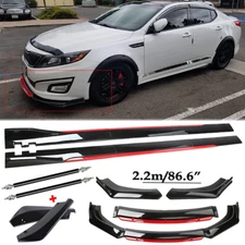 Front Bumper Lip Spoiler Splitter Body Side Skirt For KIA K5 GT GT-line O+