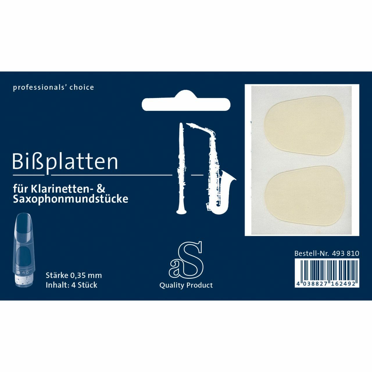 ARNOLD-SONS Bissplatten - прозрачный (4 штуки)