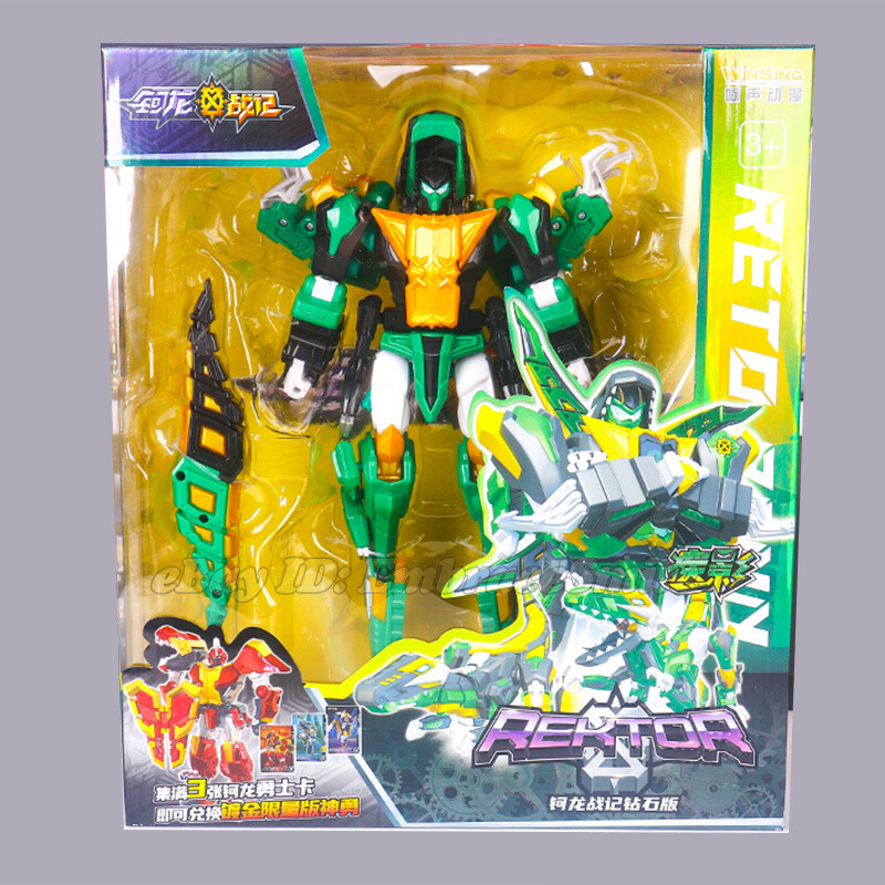 SUPER 10 Ten Rektor Ninja Raptor Dino Transform Beast Robot