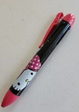 Hello Kitty Sanrio 2010 Writing Pen Collectible Black Pink NO INK / DRY