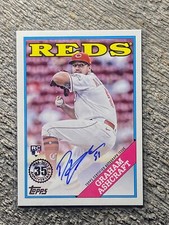 1988 Topps Baseball card from 2023 Topps * Auto Graham Ashcraft RC Rookie