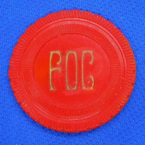 Fort Duncan Country Club 1940’s - 50’s Gaming Chip Eagle Pass, Texas