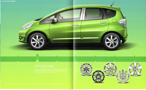 Honda Jazz Accessories 2011-2012 UK Market Sales Brochure - Picture 2 of 3