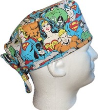 DC Comics Superheroes Scrub Hat Chemo Cap