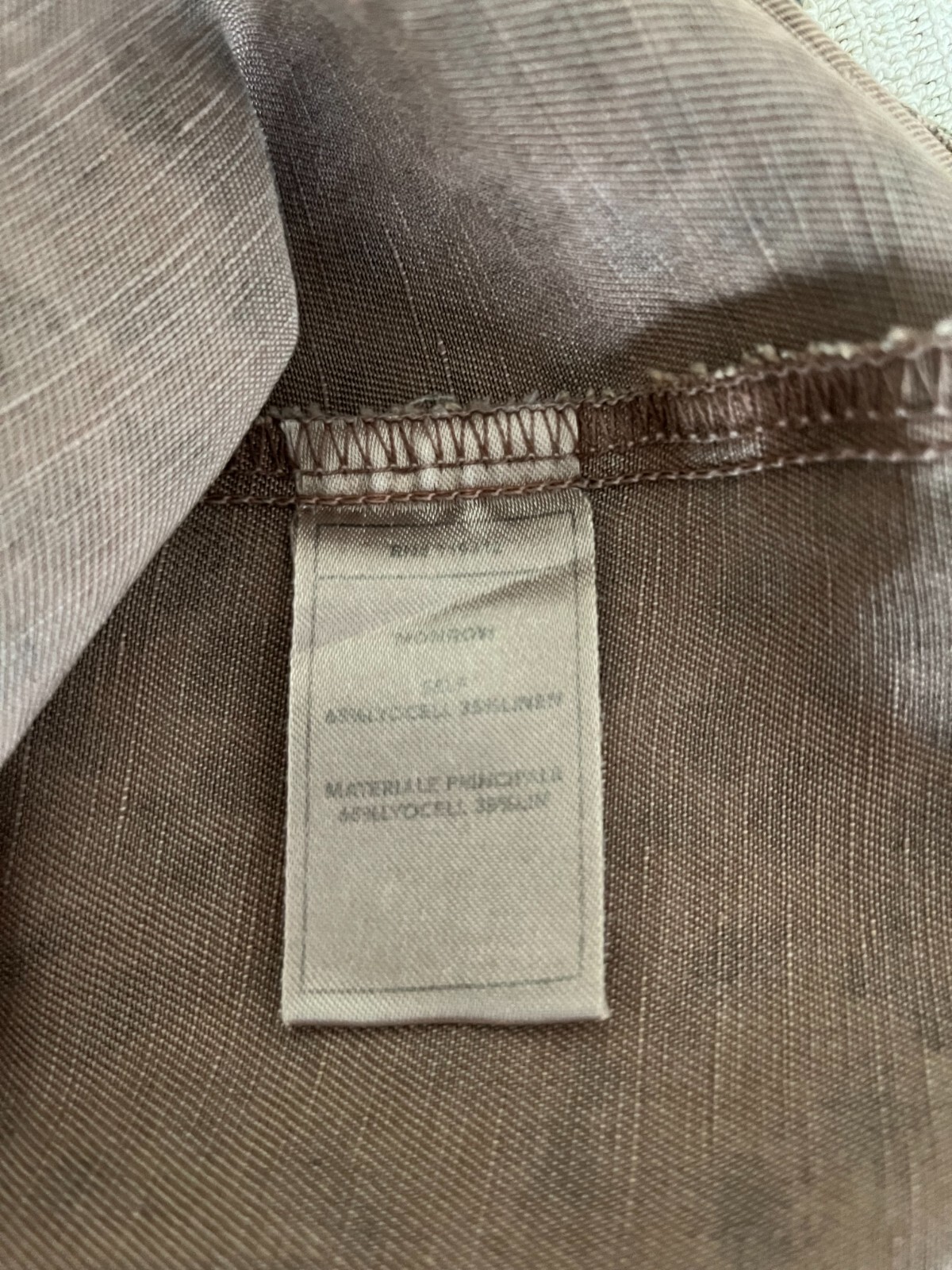 Monrow Mini Leopard Basic Shirt brown women’s med… - image 15