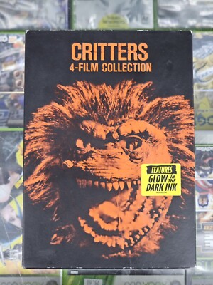 Critters 4 Film Collection DVD Limited Edition Glow In The Dark Slipcover NEW