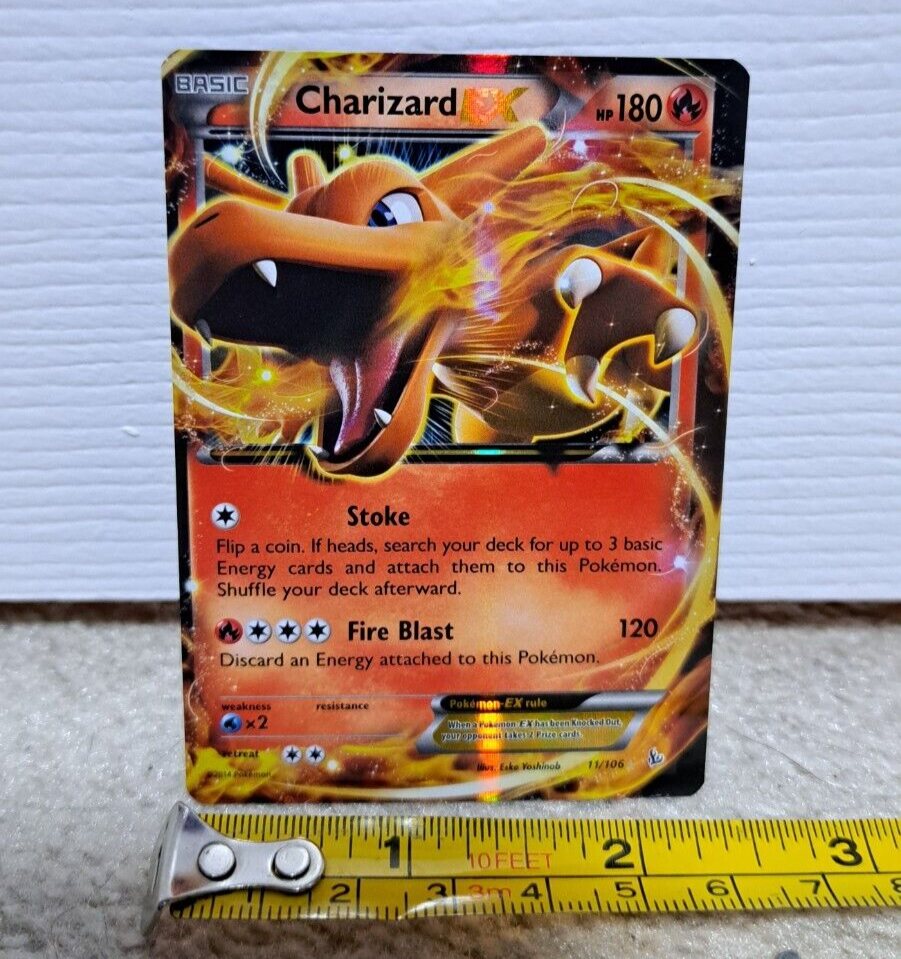2014 Pokmon TCG XY Flashfire Charizard EX 11/106 Ultra Rare | eBay
