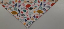Buster Brown Dog Bandana/Scarf, Tie/Slide on, Nautical, Beach Vibes, XS, S, M, L