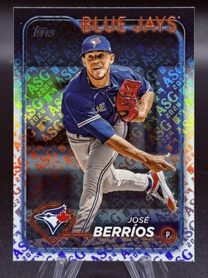2024 Topps José Berríos All-Star Logo Variation ASG Holo Foil SP Blue Jays