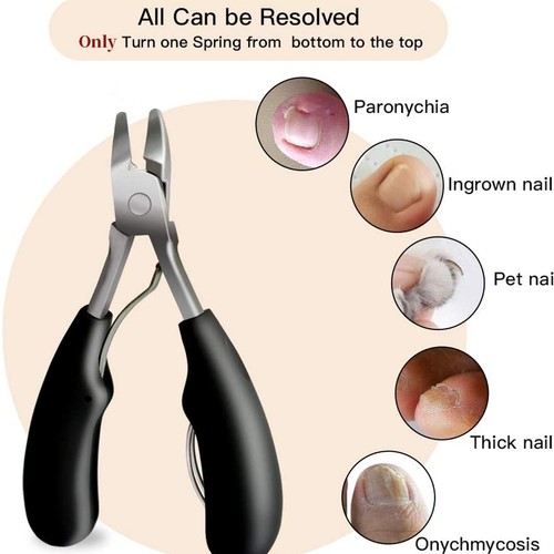 Chiropody TOE NAIL CLIPPERS For Thick Nails- Podiatry Heavy Duty NAIL CUTTERS - Picture 14 of 23