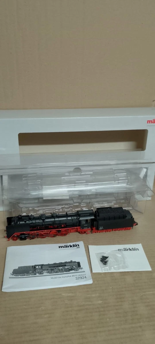 Märklin 37924 H0 Dampflok BR 41 255 DB Epoche 3a, MFX unbesp. OVP 24 XXL Fotos
