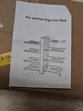 8-Tier Black Pots And Pans Organizer (Open Box)