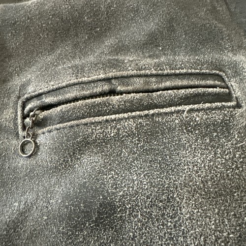 J.Crew Herren Lederjacke schwarz verwittert I Größe L - Bild 6 von 19