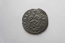 Order deutoński średniowieczny srebrny szyling 1576, Wolne Miasto Ryga.