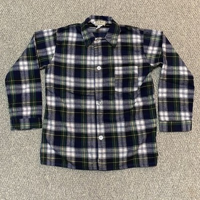 Vintage 70s or 80s LL Bean Men's Flannel Button Down Shirt Medium Made in USA