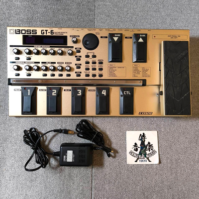BOSS GT-6 Guitar Multi Effect Pedal Used W/AC Adapter Shipping BOSS GT-6 Guitar Multi Effect Pedal Used W/AC Adapter Shipping