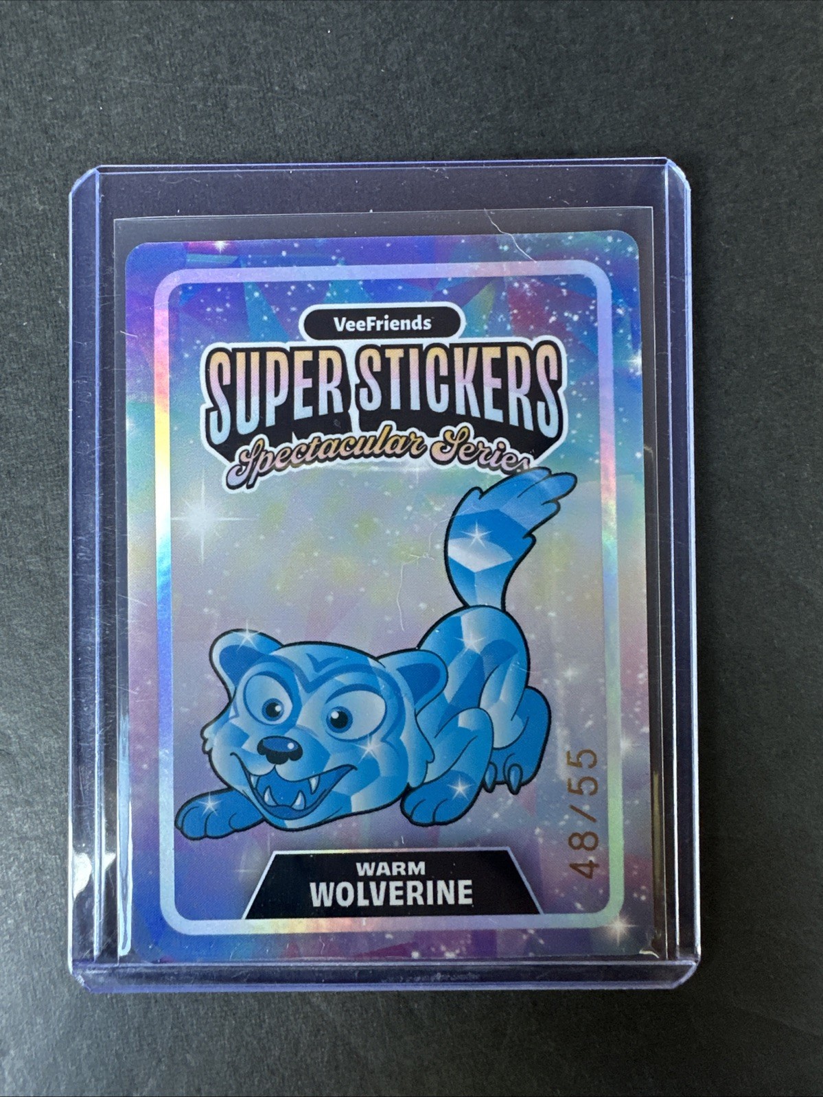 VeeFriends 2026 Warm Wolverine 48/55 Diamonds On Holo Super Stickers ￼
