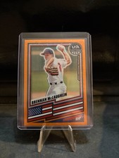 Brennan McLaughlin 2025 Stars & Stripes Orange Disco Prizm /75
