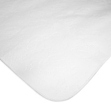 Waterproof Flat Crib Mattress Pad Cover 52" x 28" - Quilted, Noiseless, Soft ...