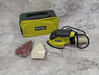 RYOBI 1.2 Amp Corded 5.5 in. Corner Cat Sander with Dust Bag CFS1503GK