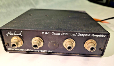 IFA-5 Benchmark Media Systems,  4 channel Unbalanced to Balanced audio converter