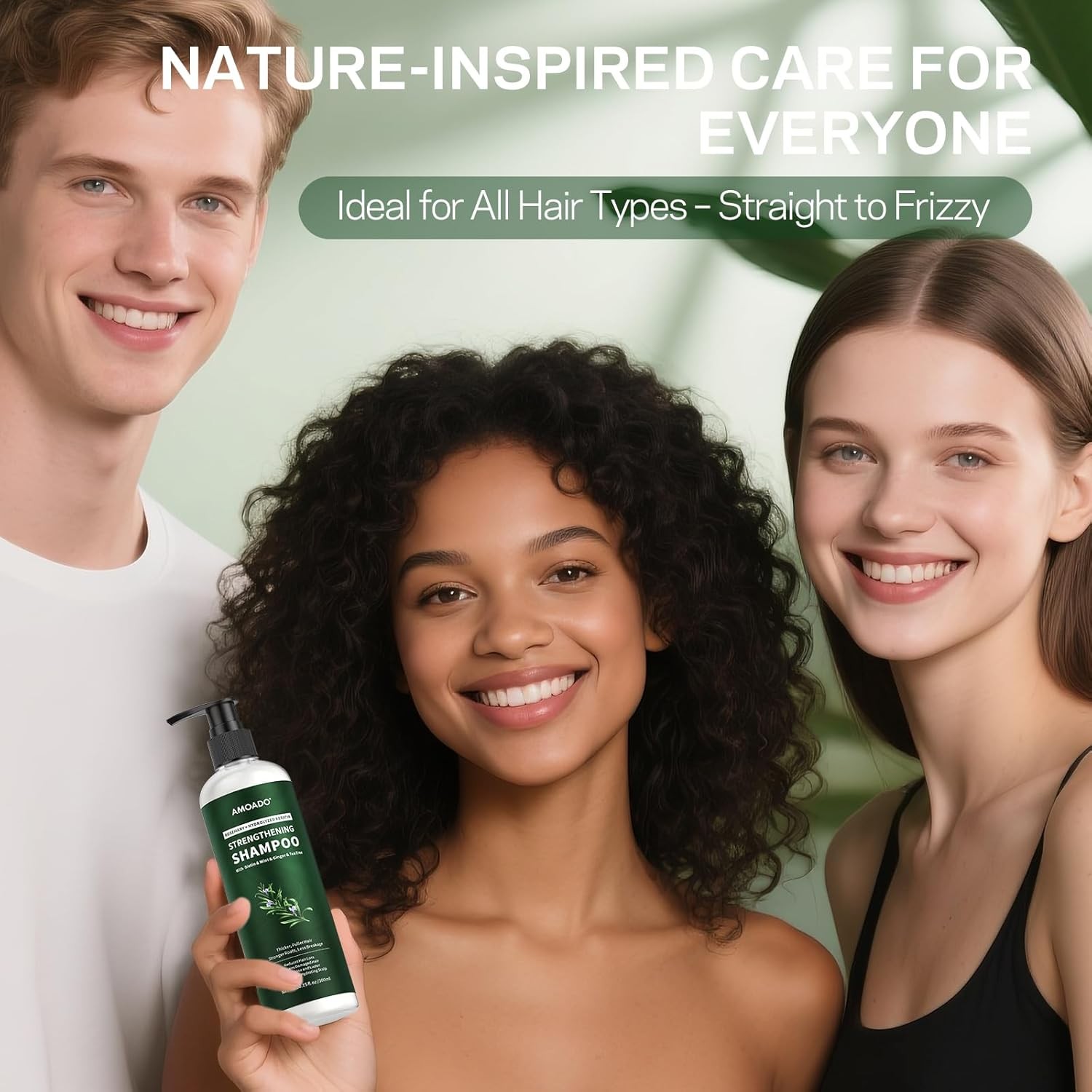 Rosemary & Hydrolyzed Keratin Hair Growth Shampoo, Organic Natural Shampoo... 