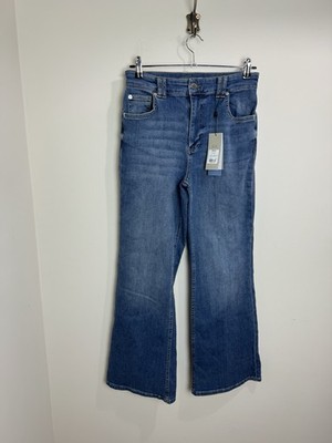 Neuwertige Velvet The Ultimate Indigo Flare Jeans UK 10 UVP 99£