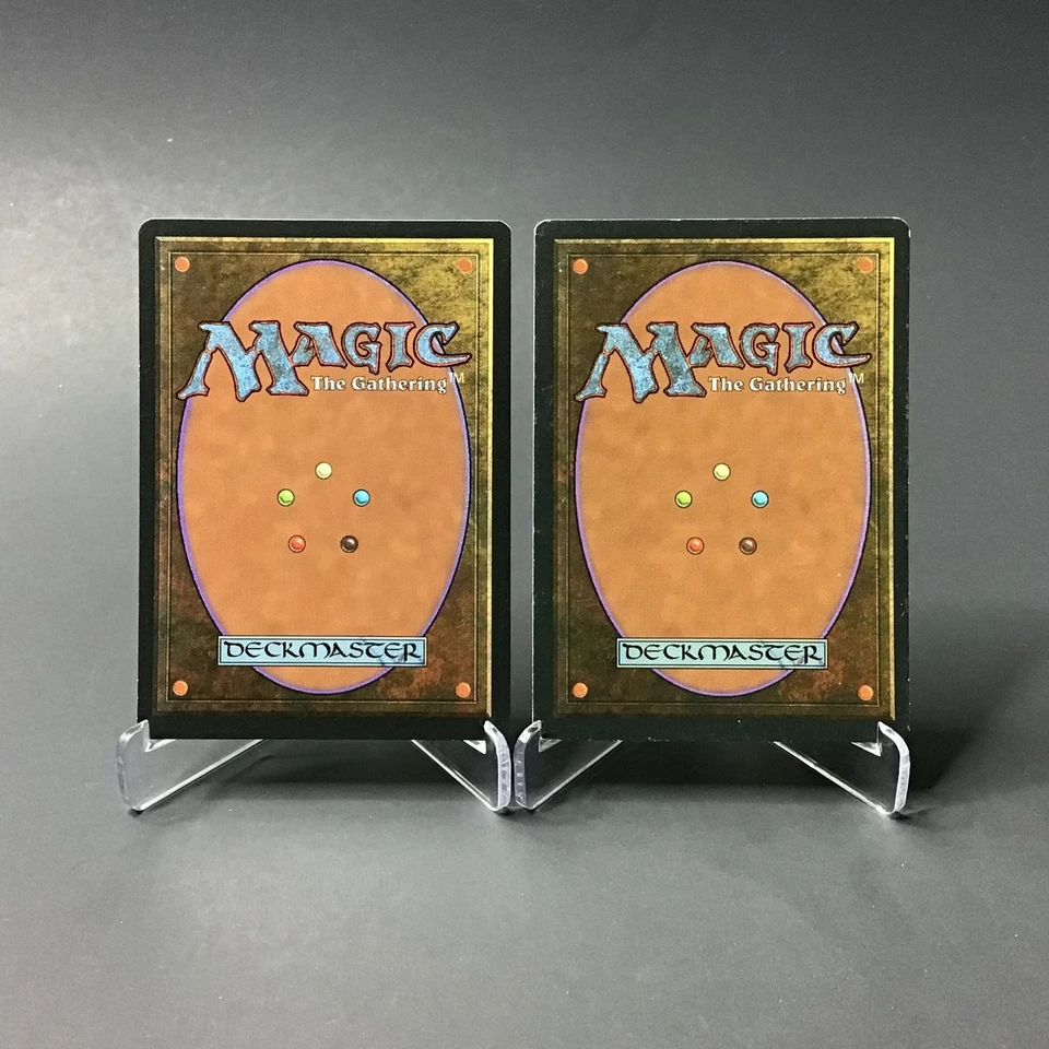 (2) Magic: The Gathering Pestilence MTG Revised Edition Vintage 1994 LP/MP - Image 2 of 2