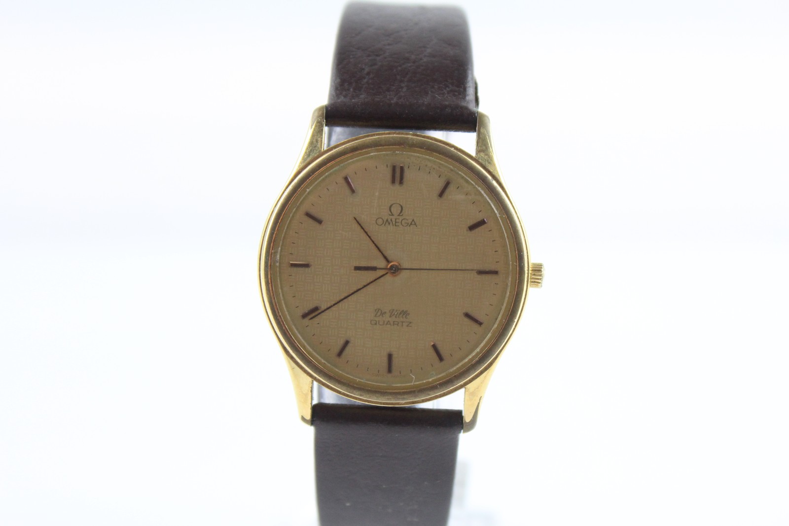 Tone Gold De Omega SPARES/REPAIRS Watch Quartz Vintage Dress Ville - vintagewatches.pk