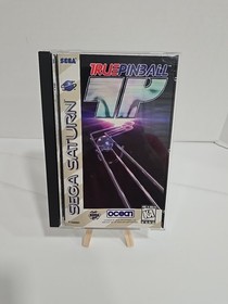 Sega Saturn True Pinball (1996) CIN Complete w/ Manual VGC No Cracks MINT DISC