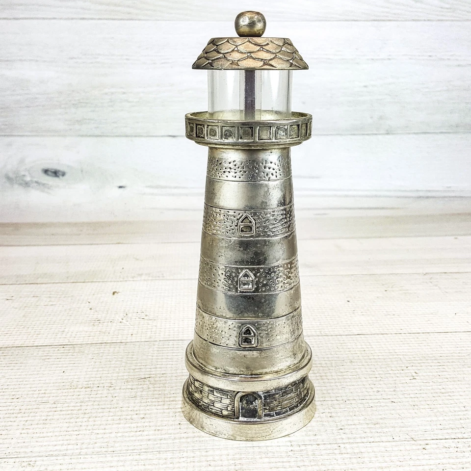 Godinger посеребренный маяк солонка и мельница для перца мельница в одном новый - Изображение 2 из 4