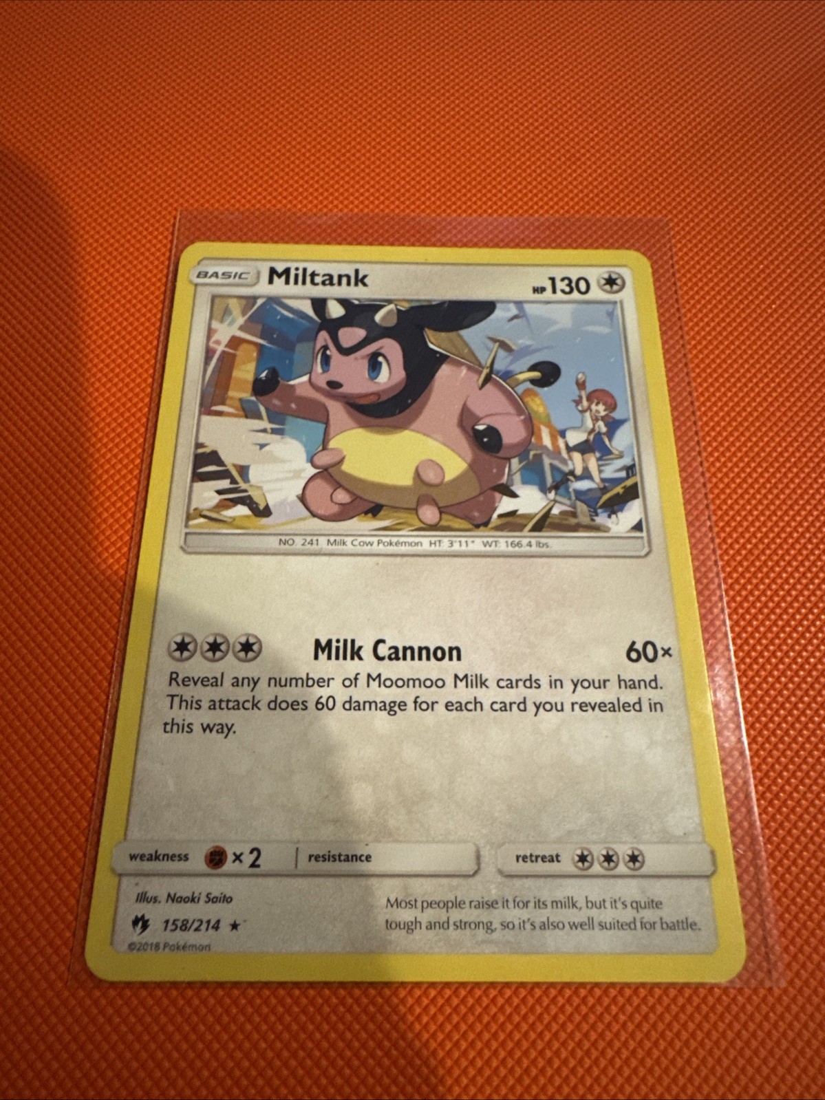 Miltank Rare SM - Lost Thunder 158/214 LP
