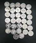 Lot Of 32, 1 Gram .999 Silver Rounds, Various Designs, Over 1 Ounce Silver, #15